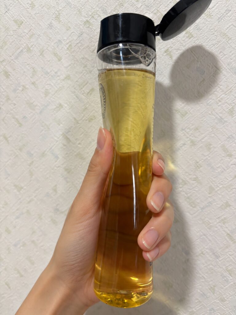 ボトルは柔らかく出しすぎに注意